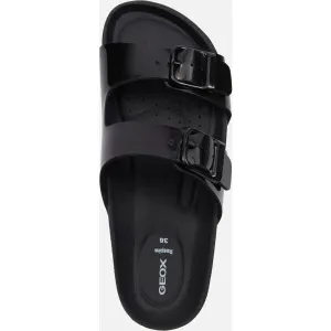 Black women's slippers Geox Brionia R - Women's