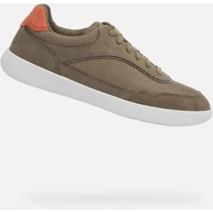 Light green men's sneakers Geox Rieti - Men's