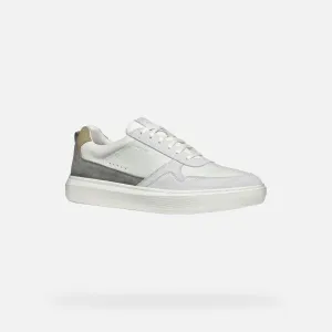 Cream men's sneakers Geox Deiven - Men's