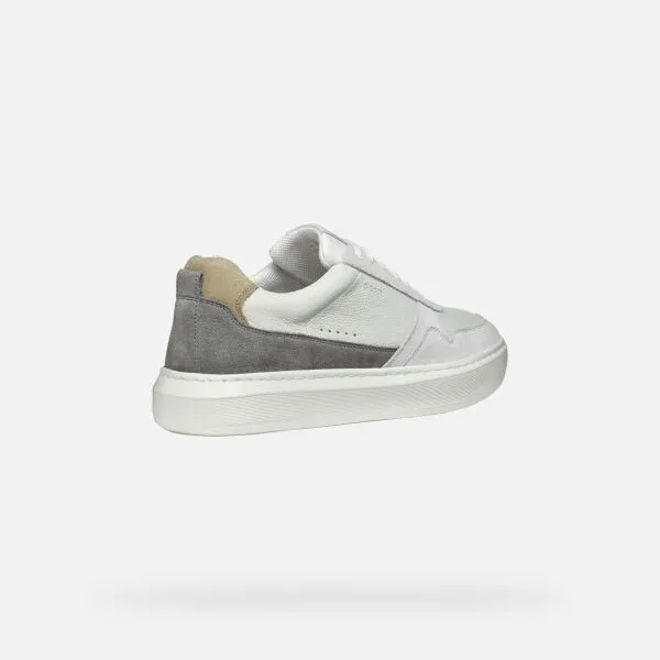 Cream men's sneakers Geox Deiven - Men's