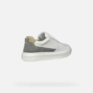 Cream men's sneakers Geox Deiven - Men's