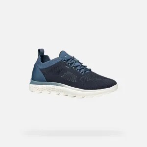 Dark Blue Men's Geox Spherica Sneakers - Men's