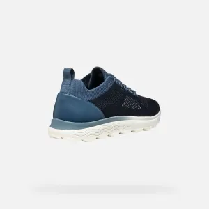 Dark Blue Men's Geox Spherica Sneakers - Men's