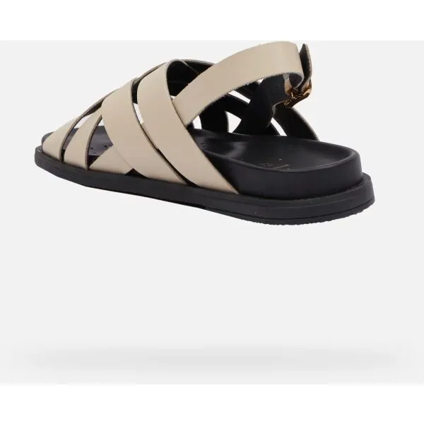 Cream women's sandals Geox Adelash - Women's