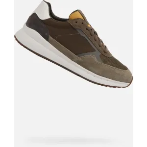 Geox U BRANTHON Pánske tenisky, khaki, veľkosť