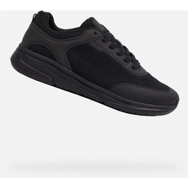 Black men's sneakers Geox Klaiver - Men's
