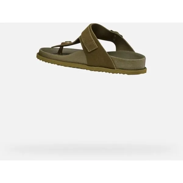 Geox D SANDYBETT Dámske žabky, khaki, veľkosť