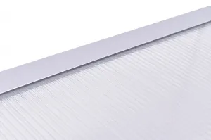 MAKO DUO plastová strieška 100x200cm sivá