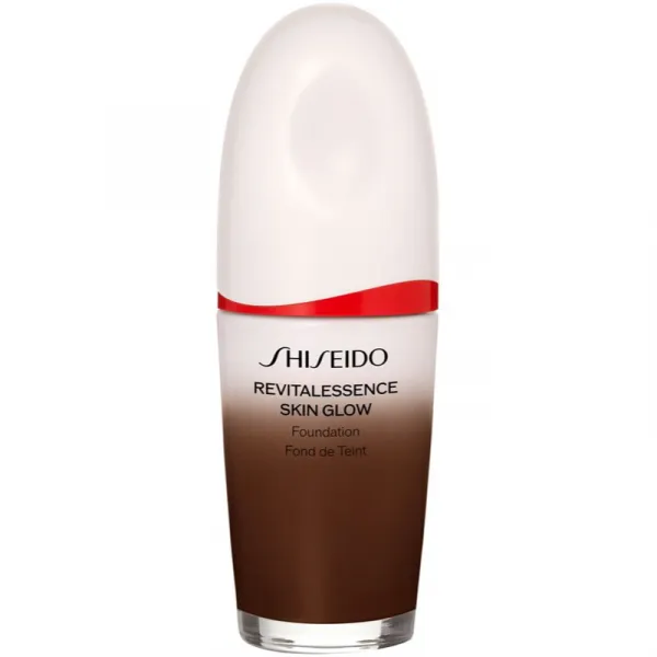 Shiseido Revitalessence Skin Glow Foundation ľahký make-up s rozjasňujúcim účinkom SPF 30 odtieň Obsidian 30 ml