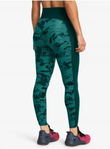 Tmavozelené športové legíny Under Armour Pjt Rck LG Ankl Pt Lg