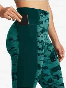 Tmavozelené športové legíny Under Armour Pjt Rck LG Ankl Pt Lg