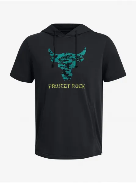 Čierna športová mikina Under Armour Pjt Rck Payoff SS Terry Hdy
