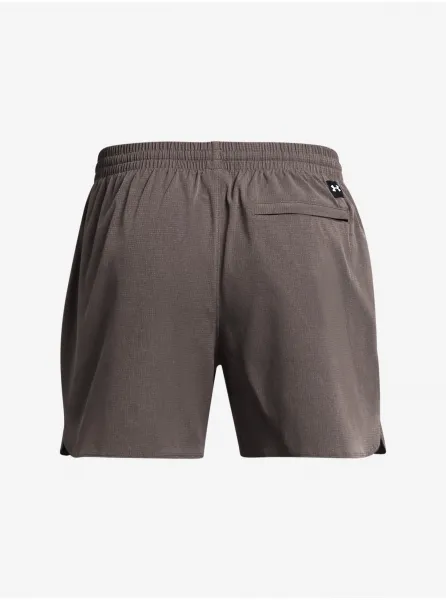 Tmavo hnedé športové kraťasy Under Armour Pjt Rck Camp Short