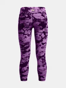 Fialové dievčenské športové legíny Under Armour Pjt Rck Girls LetsGo Lg Pt