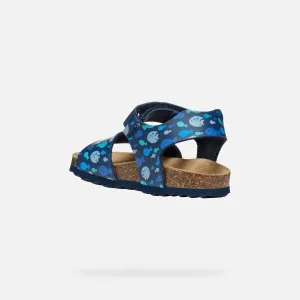 Dark blue boys' sandals Geox Chalki - Boys