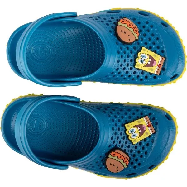 Coqui LINDO SPONGEBOB Detské clogsy, modrá, veľkosť