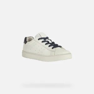 White boys' sneakers Geox Nashik - Boys