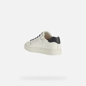 White boys' sneakers Geox Nashik - Boys