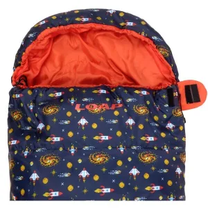 LOAP BOSTON COSMO Detský spací vak, tmavo modrá, veľkosť 160 cm - pravý zips