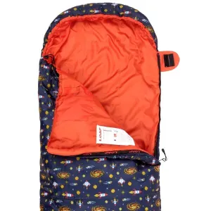LOAP BOSTON COSMO Detský spací vak, tmavo modrá, veľkosť 160 cm - pravý zips