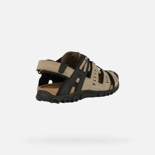 Beige men's sandals Geox Strada - Men's