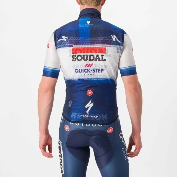 Castelli QUICK STEP PRO LIGHT Pánska cyklistická vesta, tmavo modrá, veľkosť