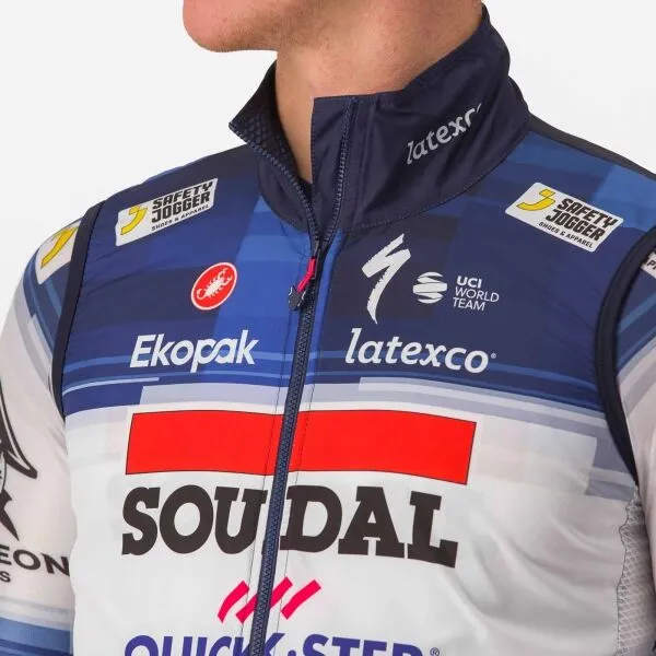 Castelli QUICK STEP PRO LIGHT Pánska cyklistická vesta, tmavo modrá, veľkosť