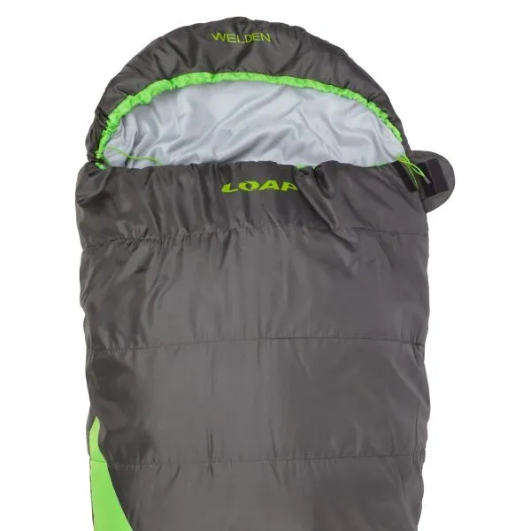 LOAP WELDEN Spací vak, tmavo sivá, veľkosť 220 cm - pravý zips