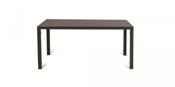Elvisia Záhradný hliníkový stôl ELARA | antracit 90 x 205 cm