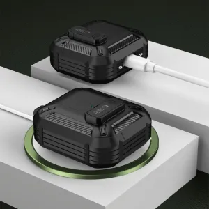Tech-Protect Carbonos puzdro na Apple AirPods 4, čierne