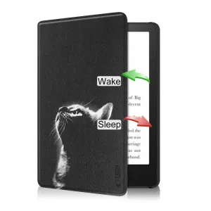 Tech-Protect Smartcase puzdro na Amazon Kindle Paperwhite VI / 6, black cat