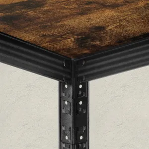SONGMICS Regál s vysokou nosností industriální 150 x 37 cm, černý a ořech