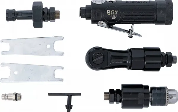 BGS Technics Pneumatický multifunkčný nástroj s 3 výmennými pracovnými hlavami ,BGS 3262
