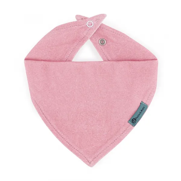 PETITE&MARS Podbradník bandana Luke 2 ks Beige Strawberies&Dusty Rose 3m+