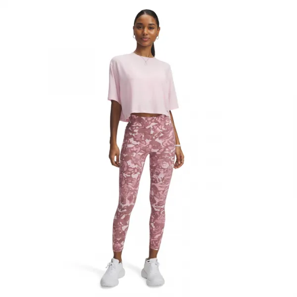 Dámske legíny UNDER ARMOUR Motion Ankle Leg Print-PNK