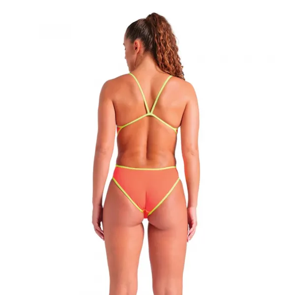 Arena reversible solid challenge back blue river/bright coral/arctic