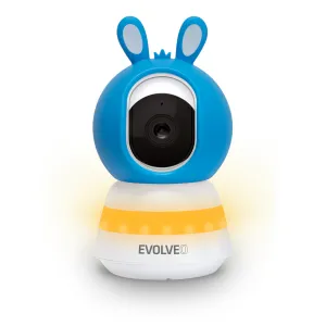 EVOLVEO Baby Monitor N5, Set videochůvičky s 360° dohledem, obousměrnou komunikací a ukolébavkami, modrá