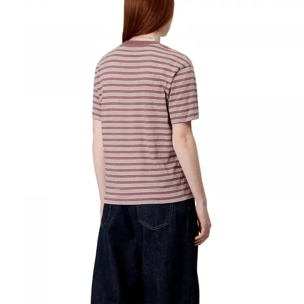 Carhartt WIP Sydney T-Shirt Stripe W "Dusky Pink" (I034494-2S2XX)