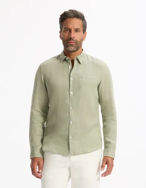 Celio Linen Shirt Daflix - Mens