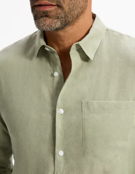 Celio Linen Shirt Daflix - Mens