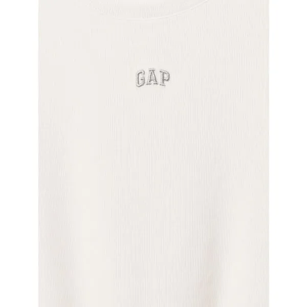 GAP MOD RIB ABBRV Dámske tričko, biela, veľkosť