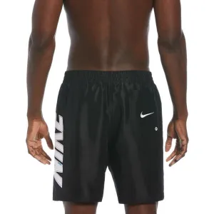 Pánske plavky NIKE SWIM Big Block 7 inch -001-Black