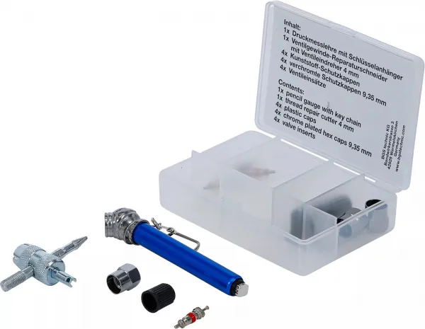 BGS Technics SADA NA OPRAVU VENTILOV PNEUMATÍK, 14 DIELOV