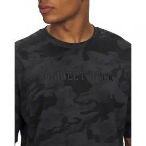 Pánske tričko s krátkym rukávom UNDER ARMOUR PROJECT ROCK Hwt AOP SS-BLK