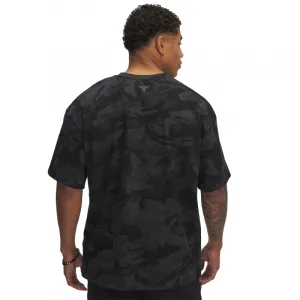 Pánske tričko s krátkym rukávom UNDER ARMOUR PROJECT ROCK Hwt AOP SS-BLK