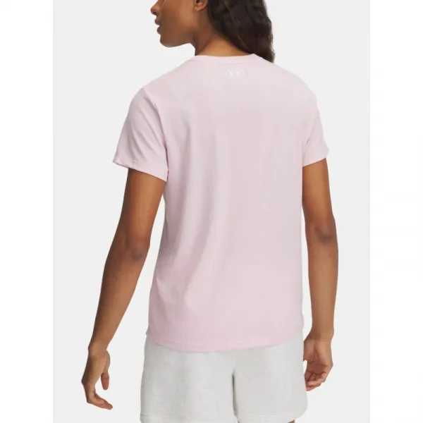 Dámske tričko s krátkym rukávom UNDER ARMOUR UA Rival Outline SS-PNK
