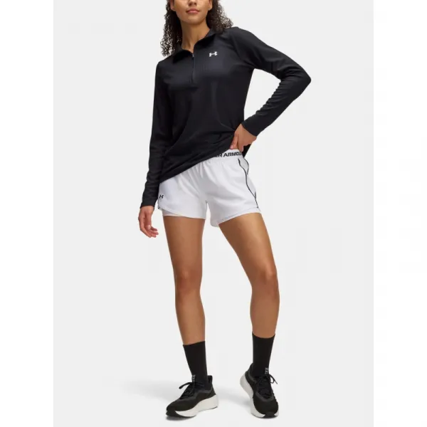 Dámske tréningové kraťasy UNDER ARMOUR Tech Play Up 2in1 Shorts-WHT