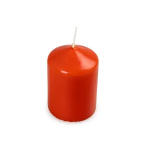 Weltbild Sloupová svíčka, tmavě oranžová