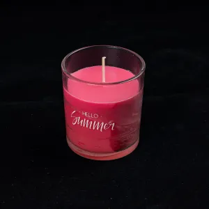 Weltbild Svíčka Hello Summer, růžová