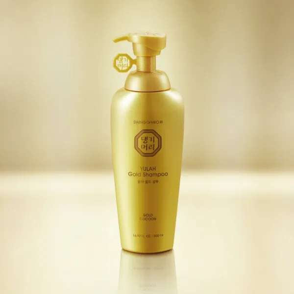DAENG GI MEO RI Yula Gold Shampoo intenzívne vyživujúci šampón pre posilnenie a lesk vlasov 500 ml